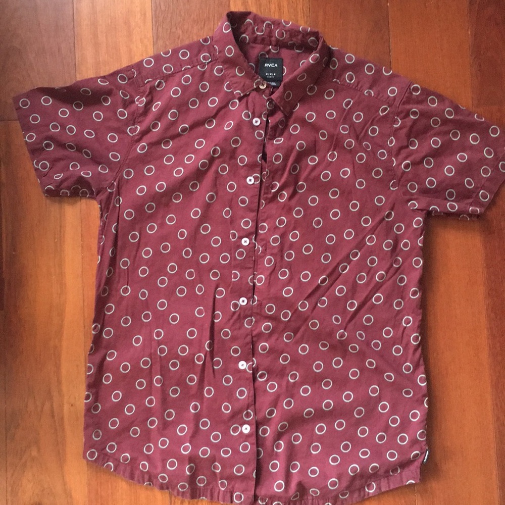 RVCA Button Down Short Sleeve